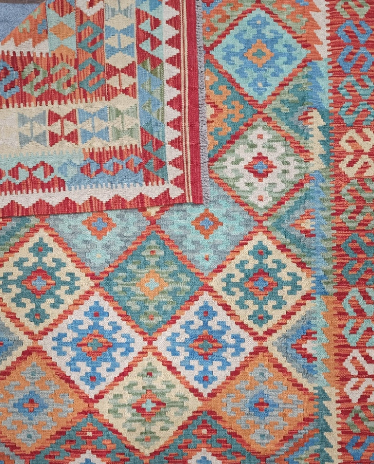 New Afghan Kelim #0373