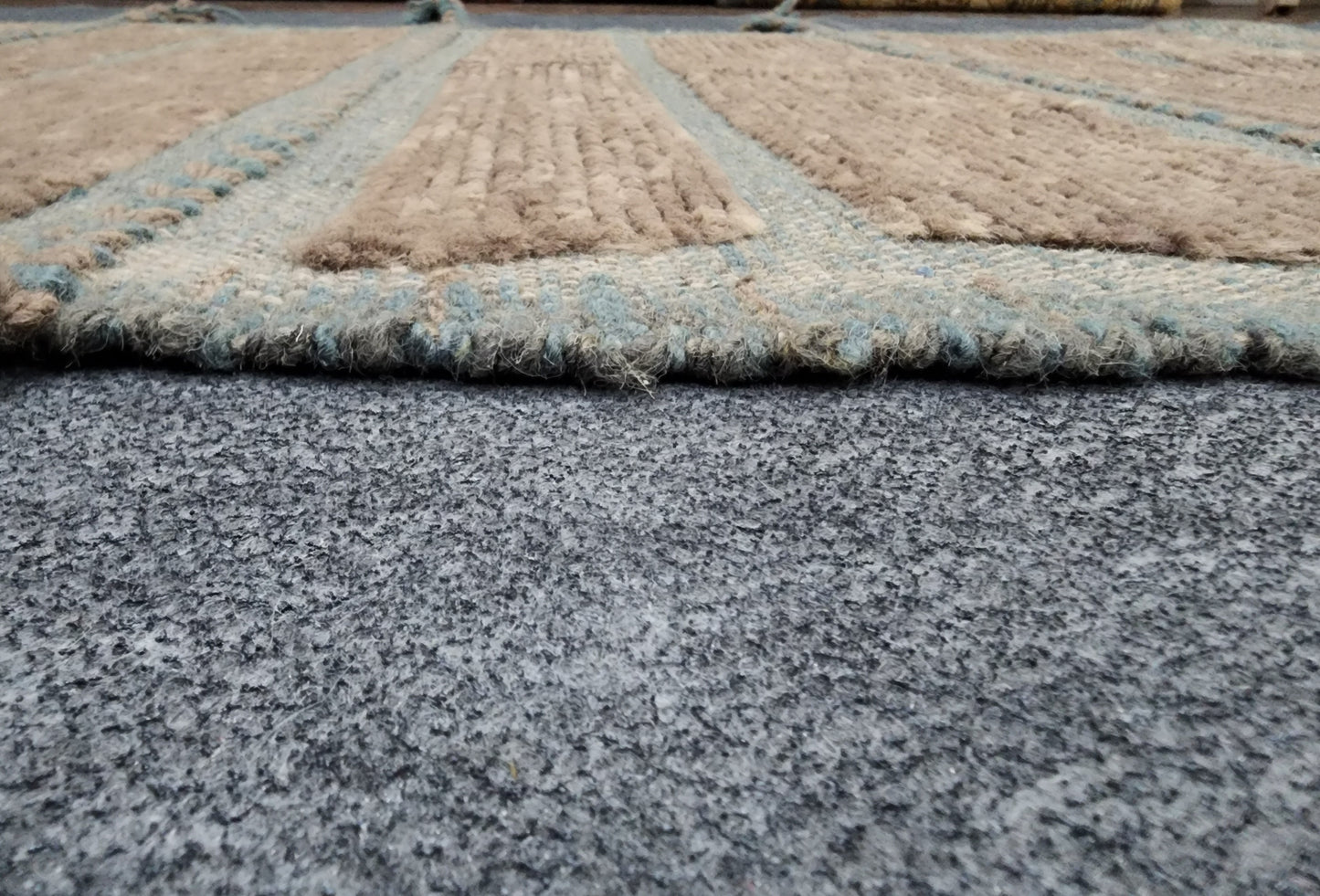 One-of-a-Kind Moroccan Runner – 2.7 x 10.4 | Handwoven Earthy Tones with Subtle Blue Accents (#268-9841)
