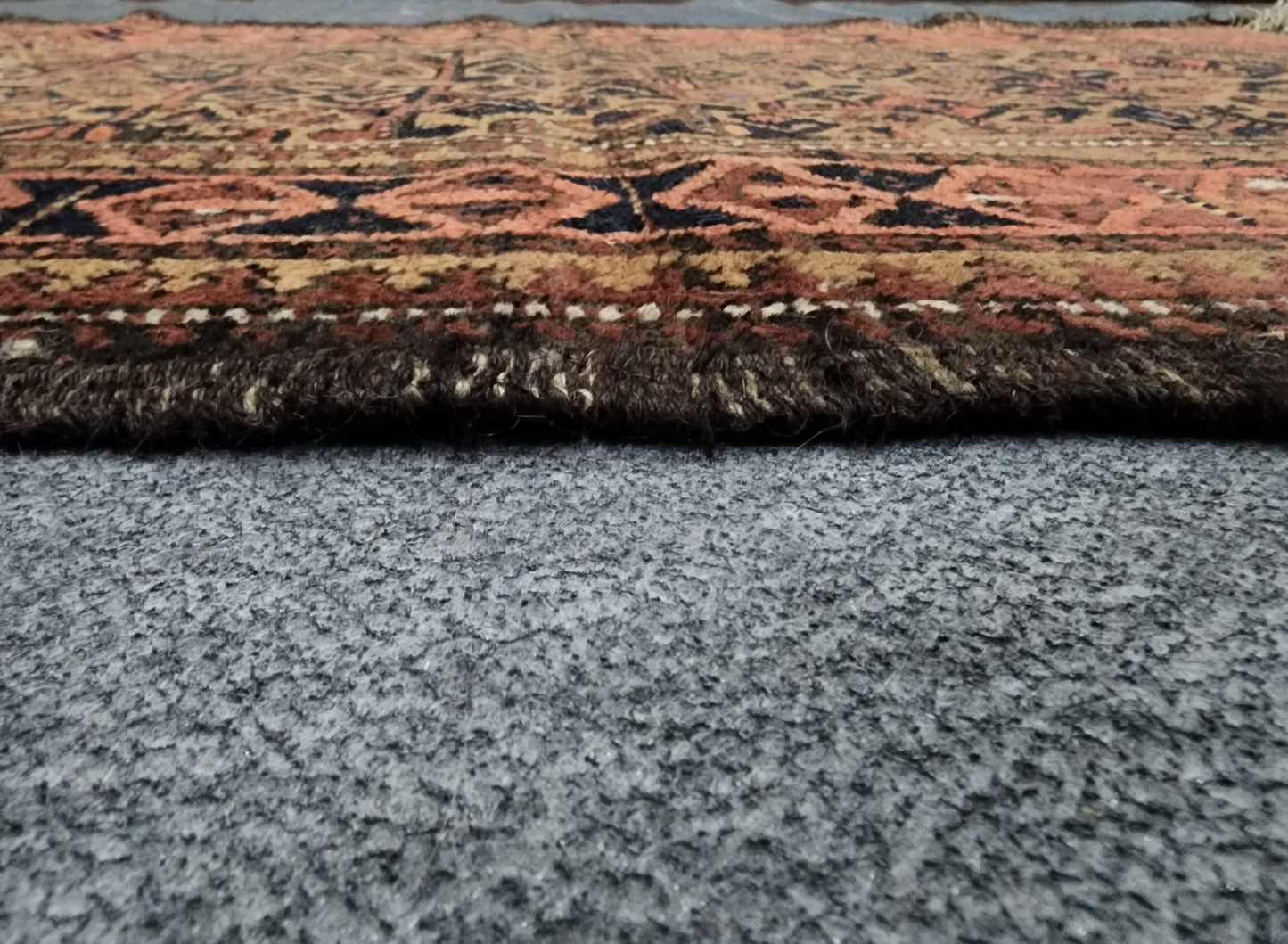 Antique Persian Baluch Rug – Hand-Knotted Wool (3 x 5 feet)