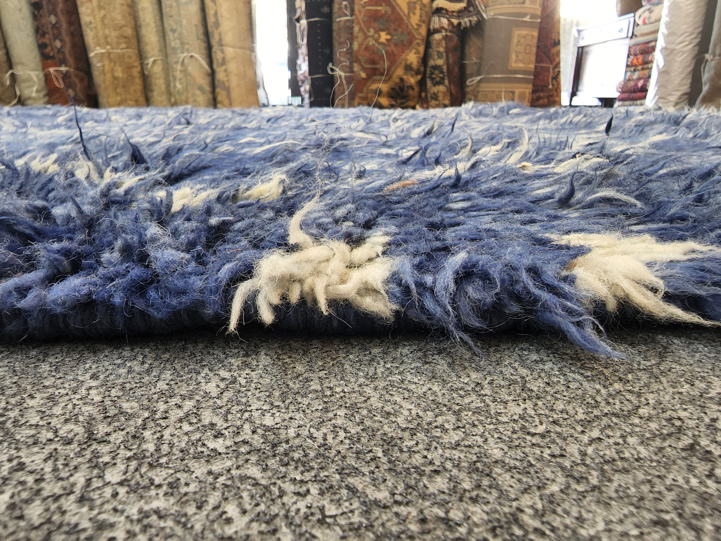 Moroccan shaggy rug