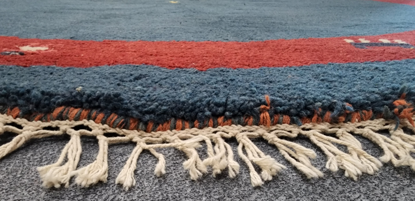 Round Gabbeh rug