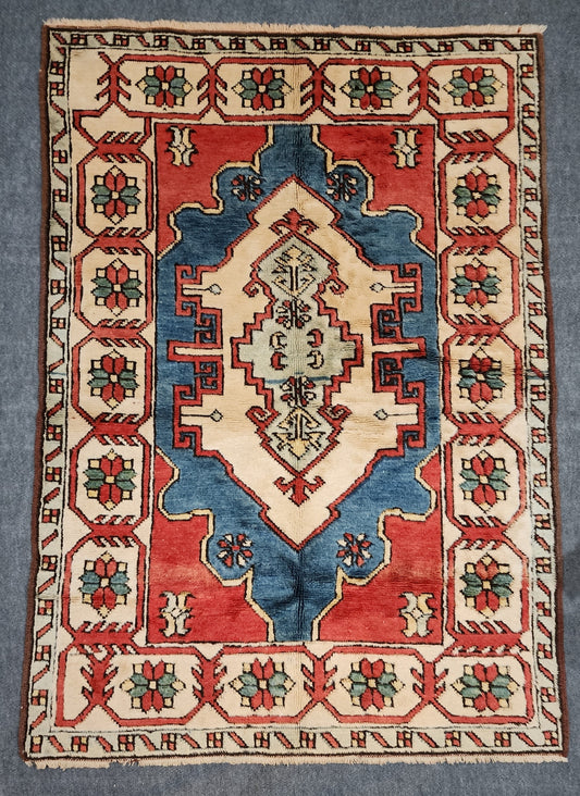 Vintage Turkish Kula Rug