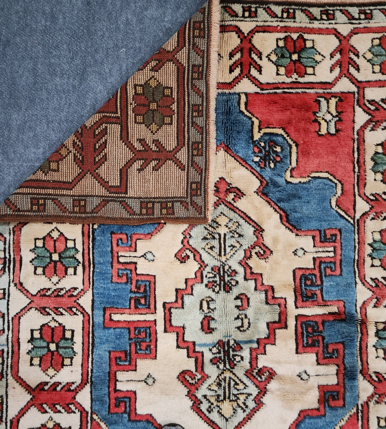 Vintage Turkish Kula Rug
