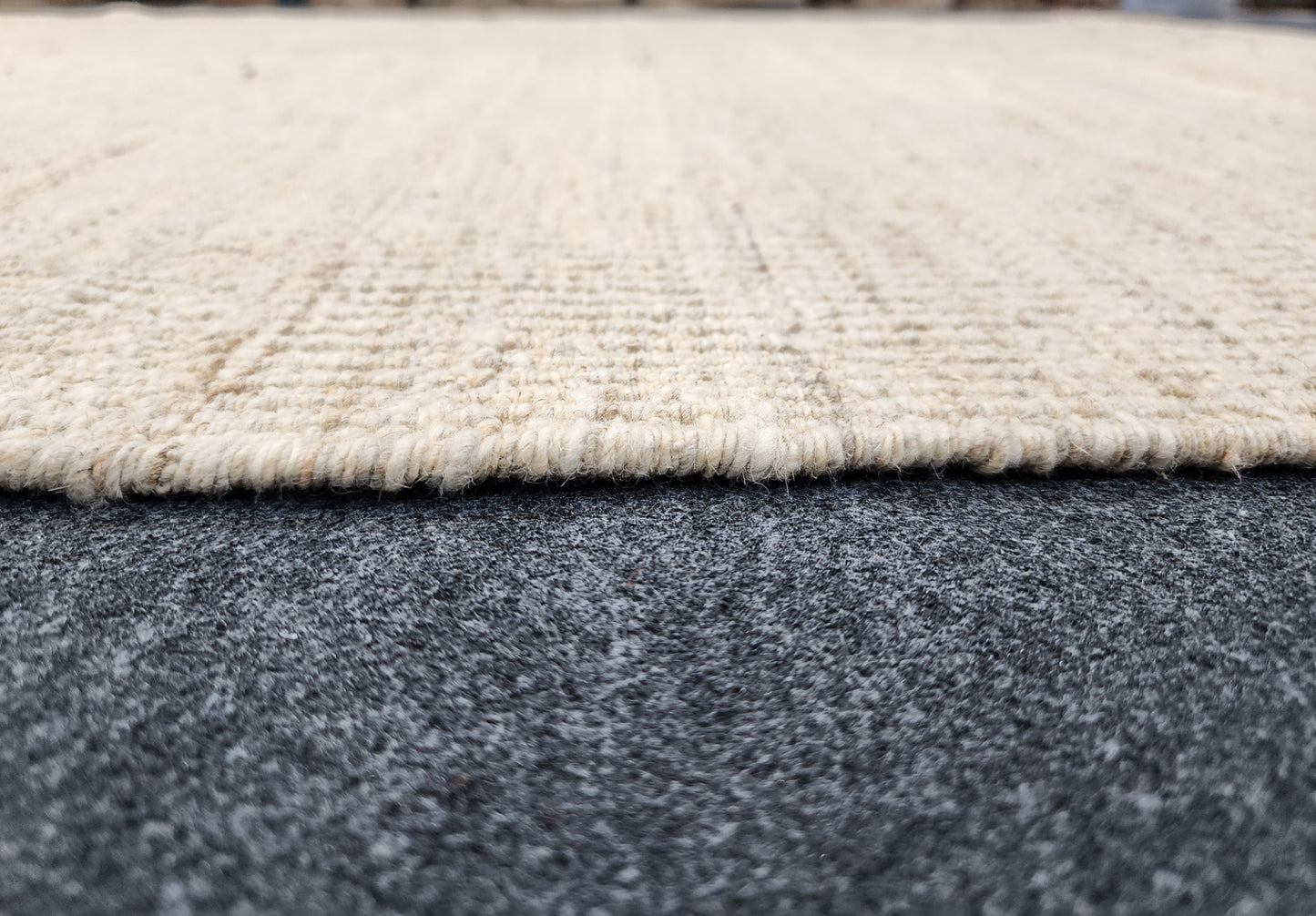 Neutral White Afghan New Kelim