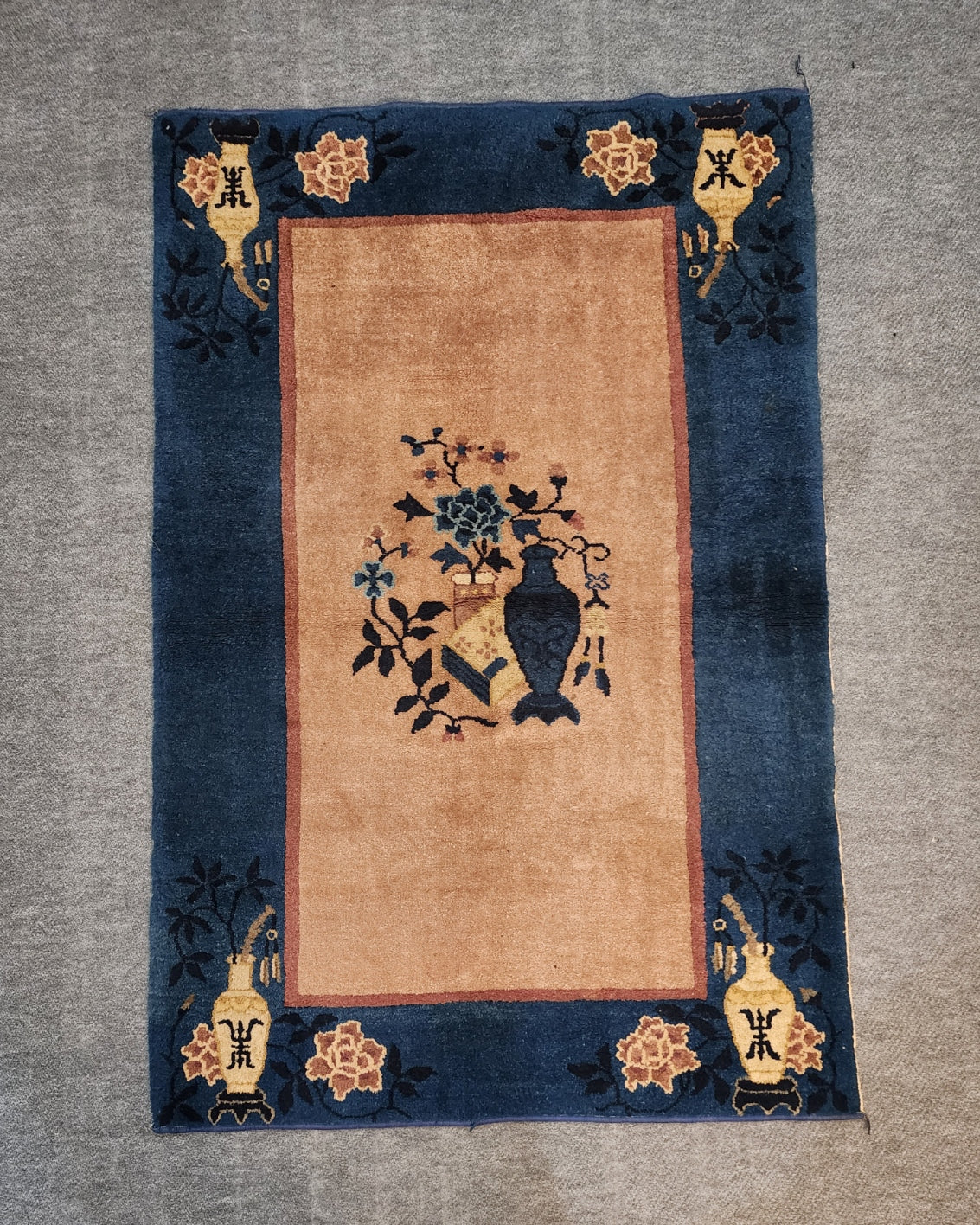 Early 20th Century Chinese Peking Rug