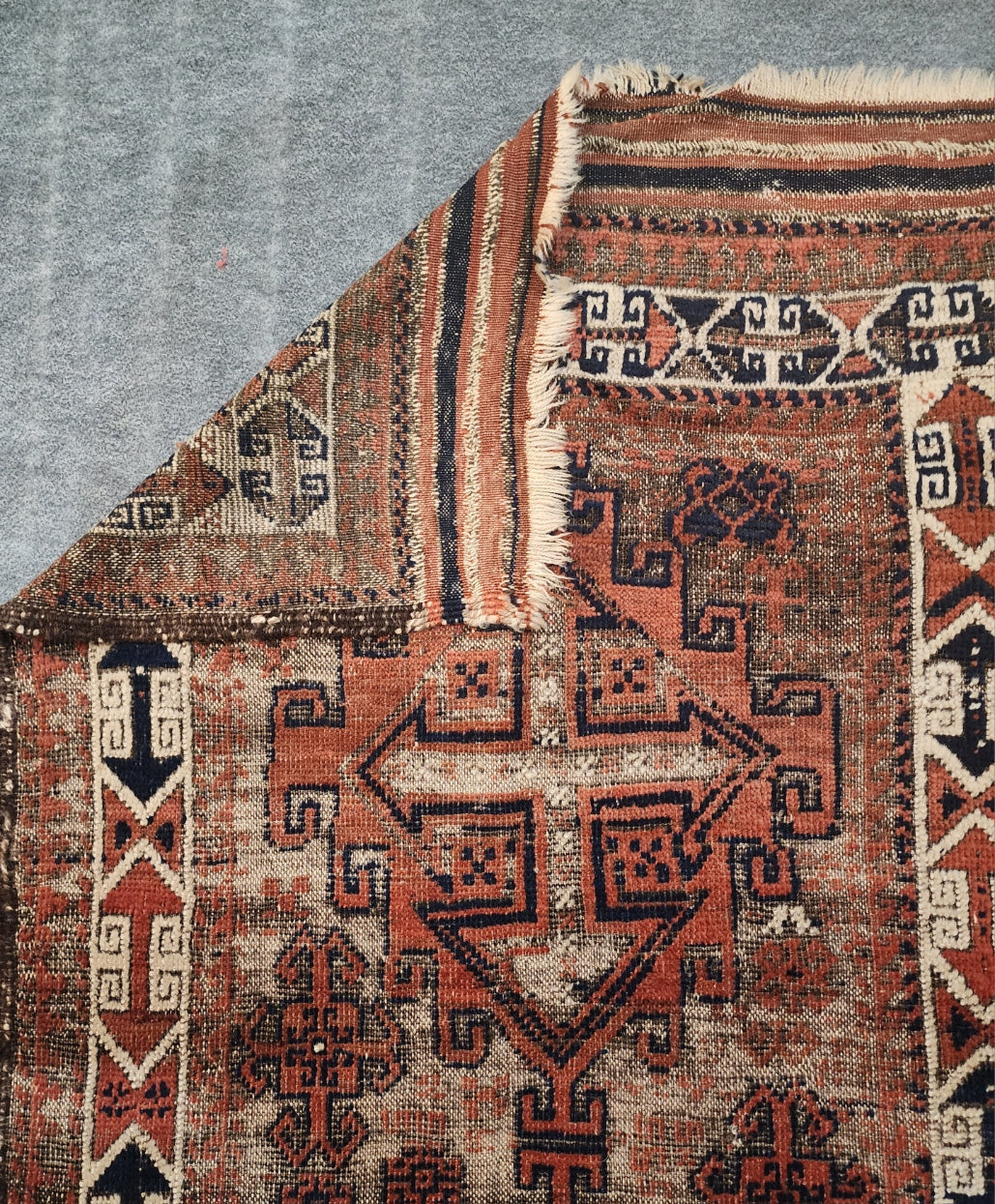 19th Century Baluch Prayer Rug #24338