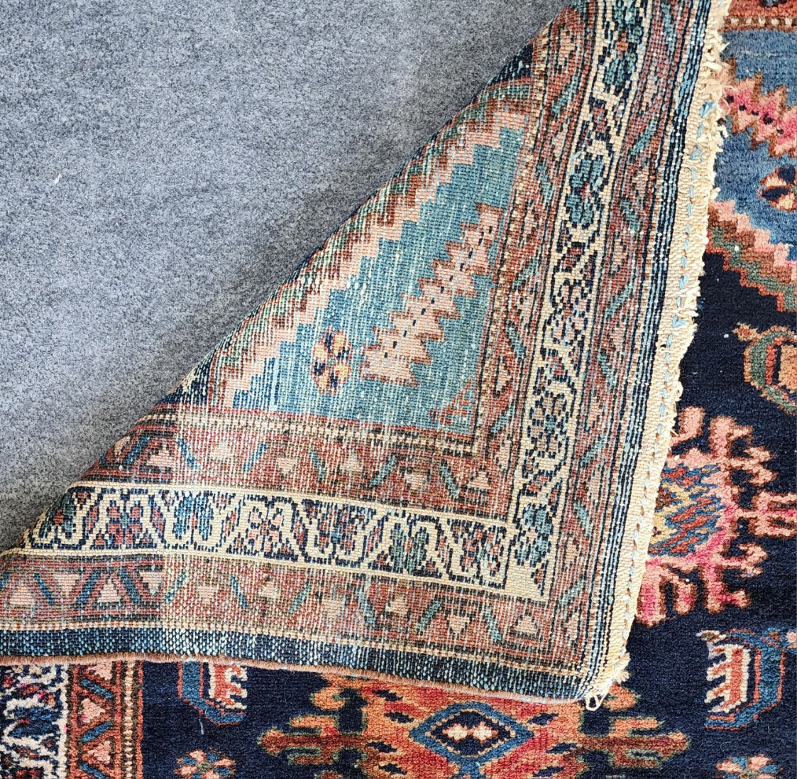 Antique Hamadan Rug – Early 20th Century Persian Handwoven Wool Runner (2.7 x 10 ft)