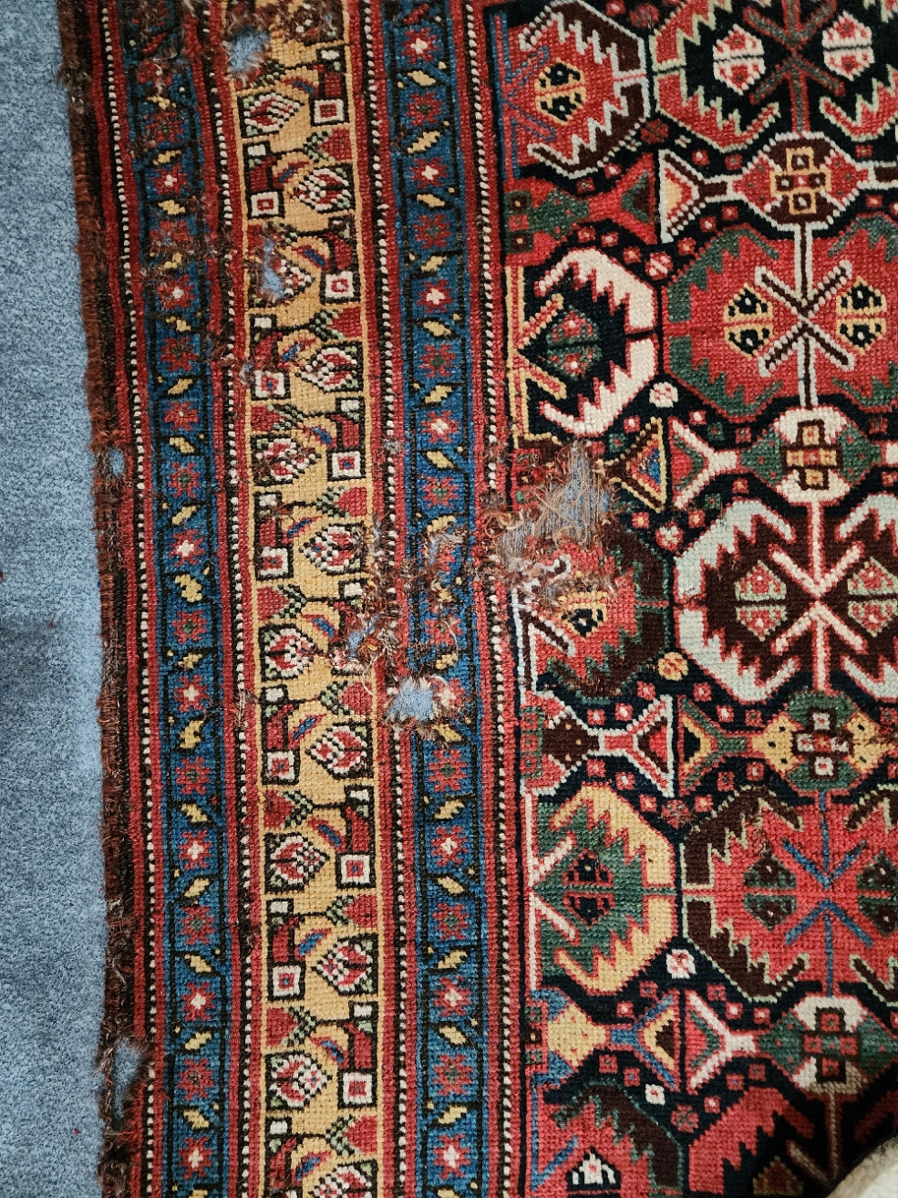 19th Century Khamseh Rug