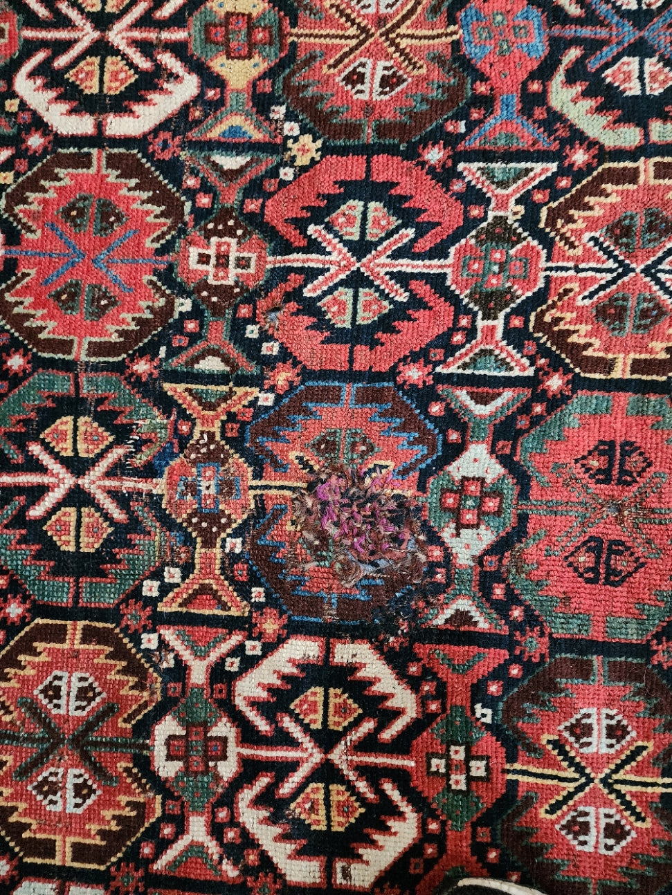19th Century Khamseh Rug