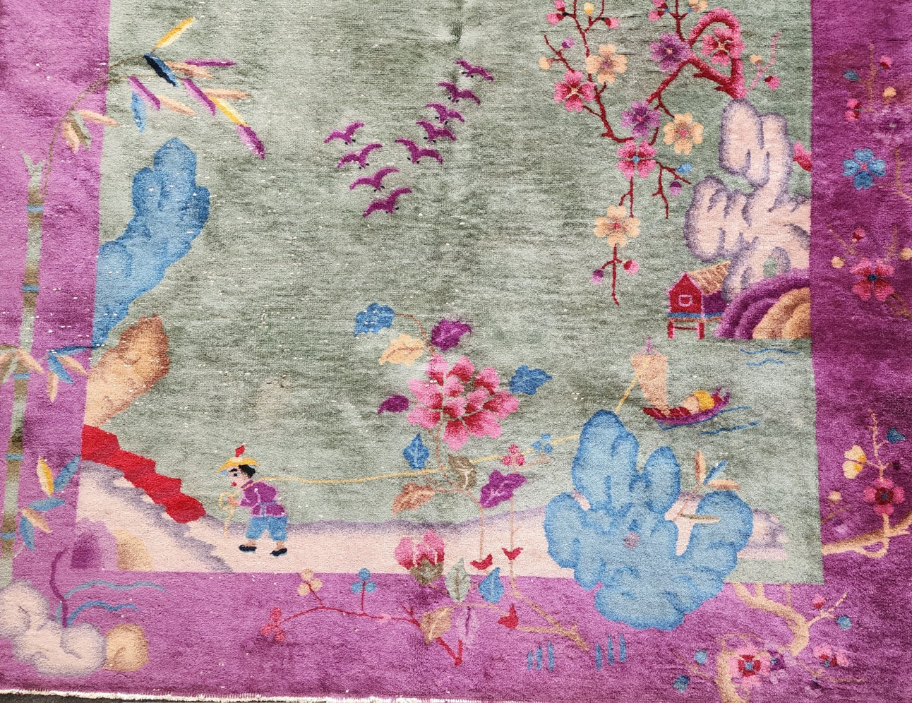 Art Deco Chinese Nichols Rug Circa 1920s
