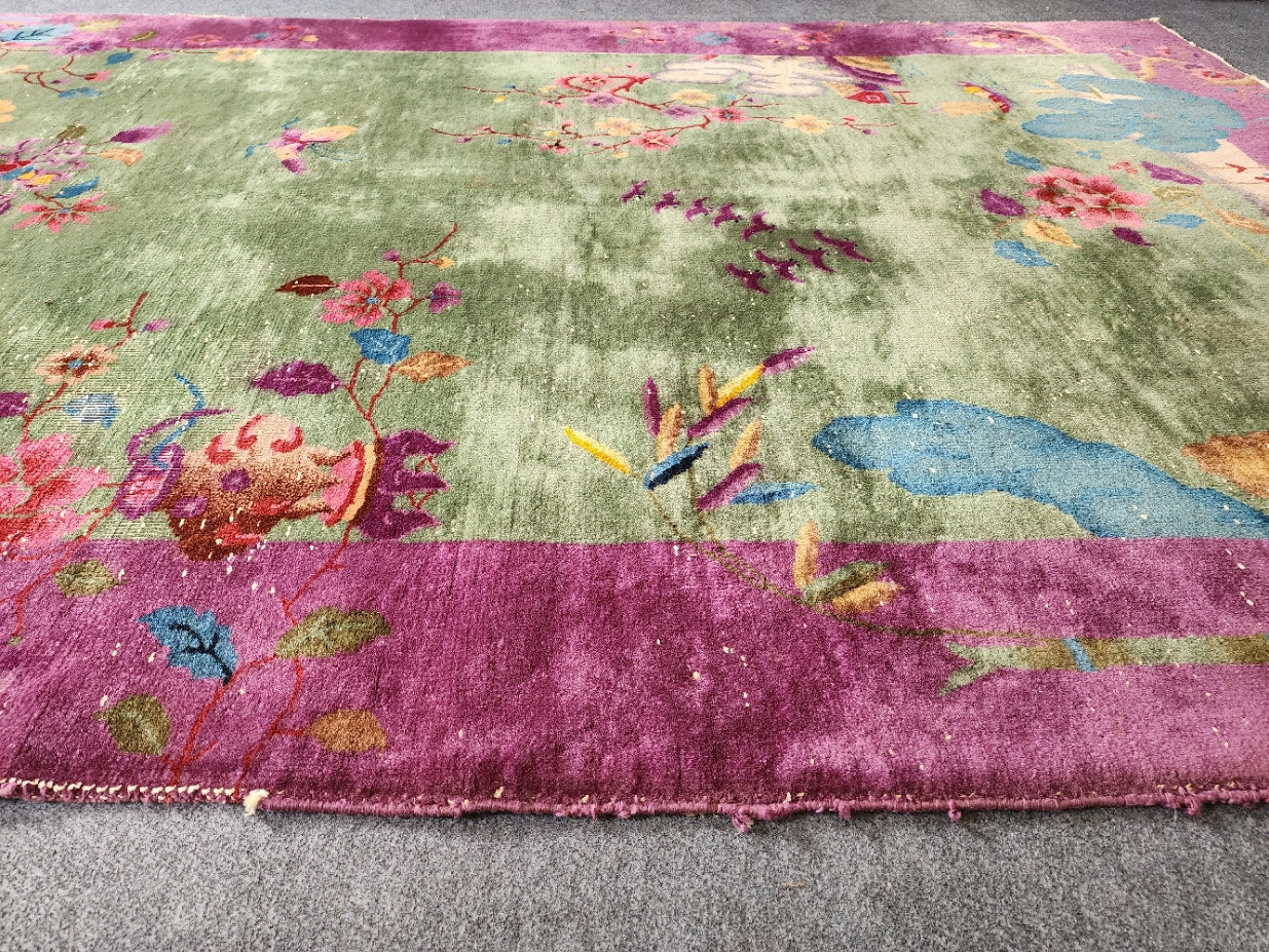 Art Deco Chinese Nichols Rug Circa 1920s