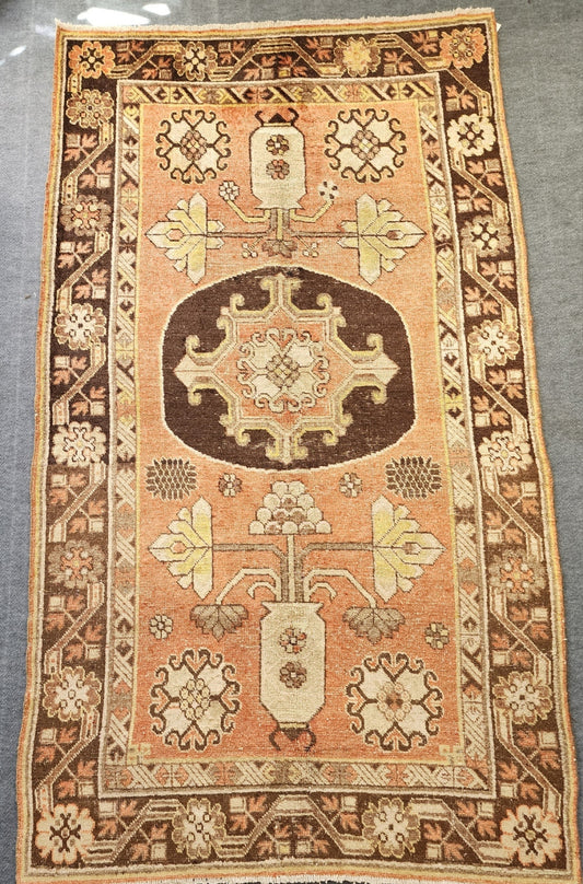 1920s Vintage Khotan Samarkand Rug
