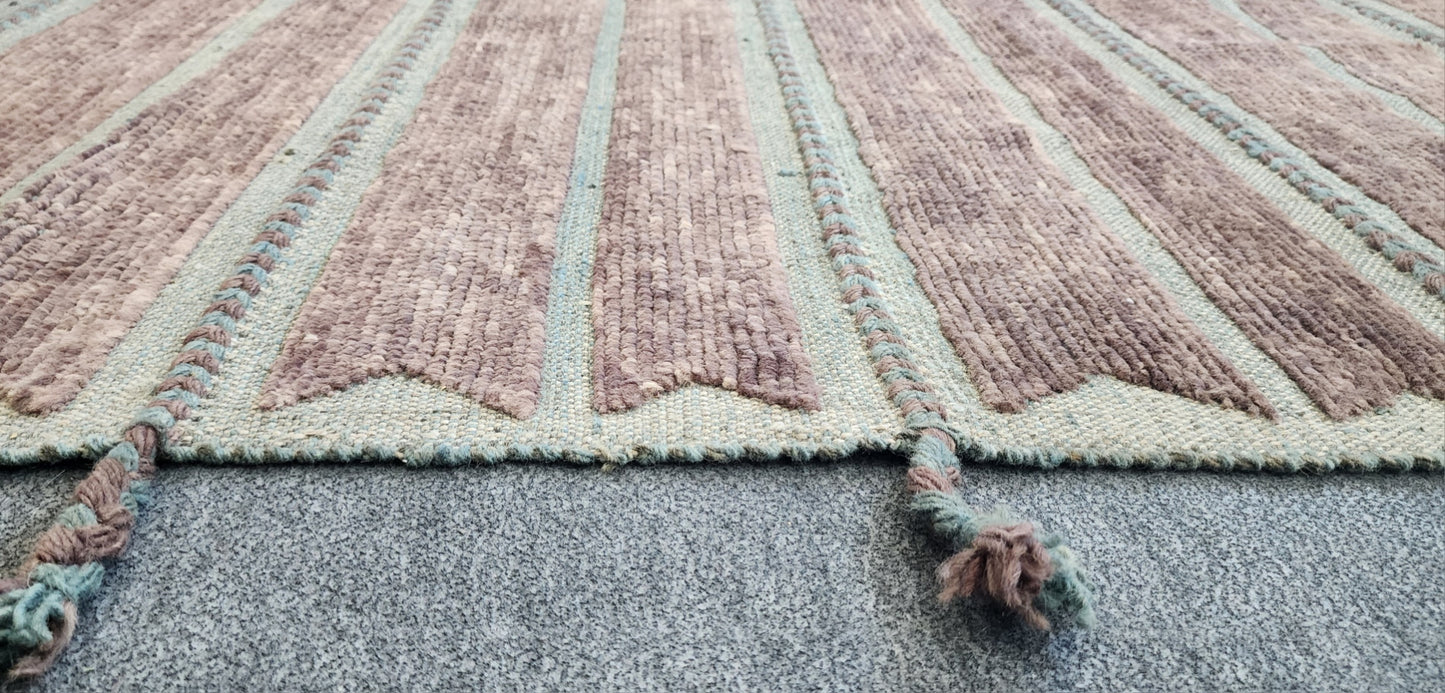 Handwoven Moroccan Turquoise Rug – Artisan Craftsmanship (5.5 x 8.2)