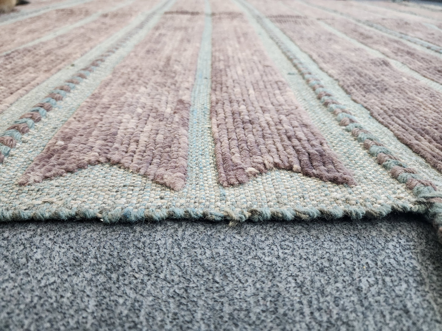 Handwoven Moroccan Turquoise Rug – Artisan Craftsmanship (5.5 x 8.2)