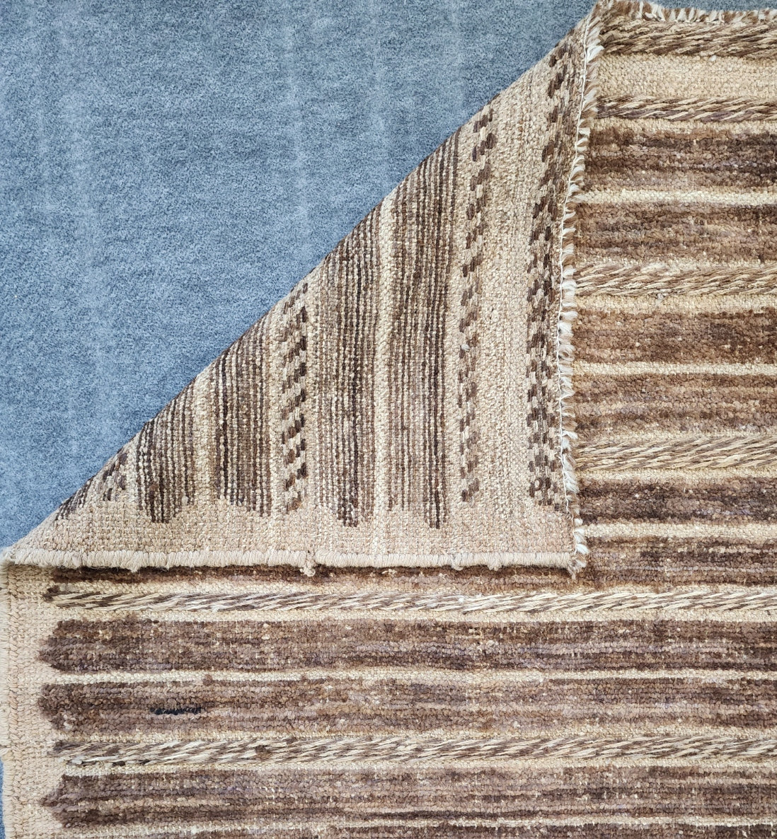 Handwoven Moroccan Chocolate Rug – Earthy Elegance (6 x 7.6)