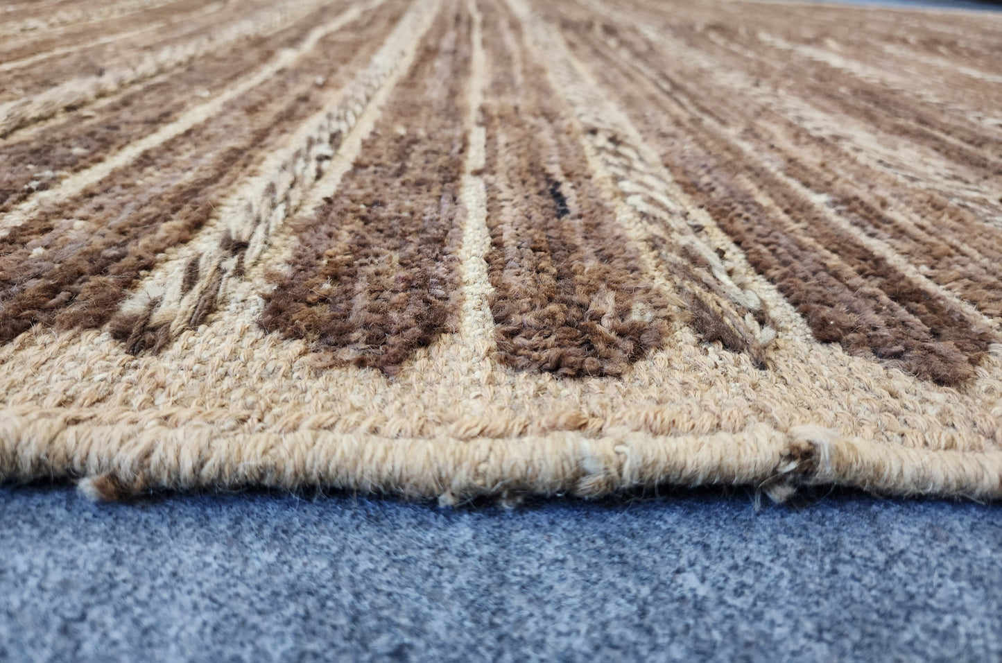 Handwoven Moroccan Chocolate Rug – Earthy Elegance (6 x 7.6)