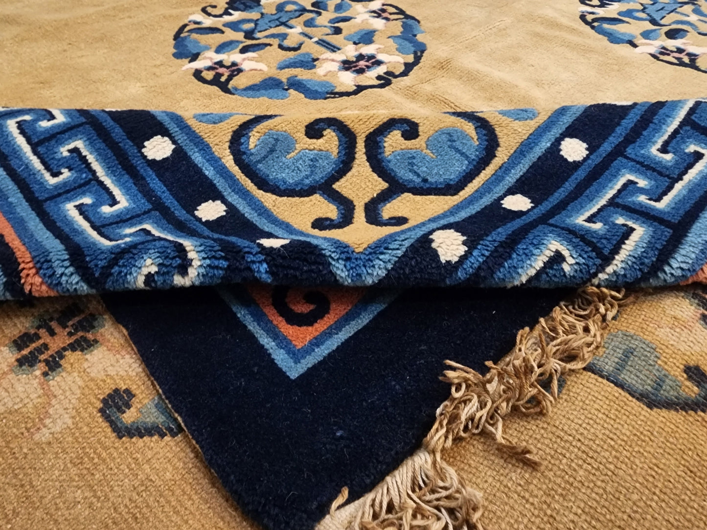 Original Unused Chinese Peking Rug from 1970