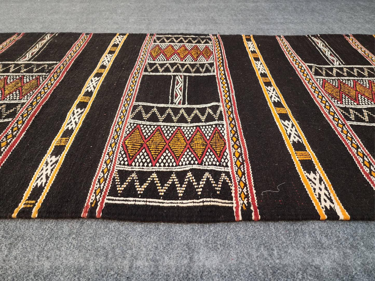 Black Moroccan Runner