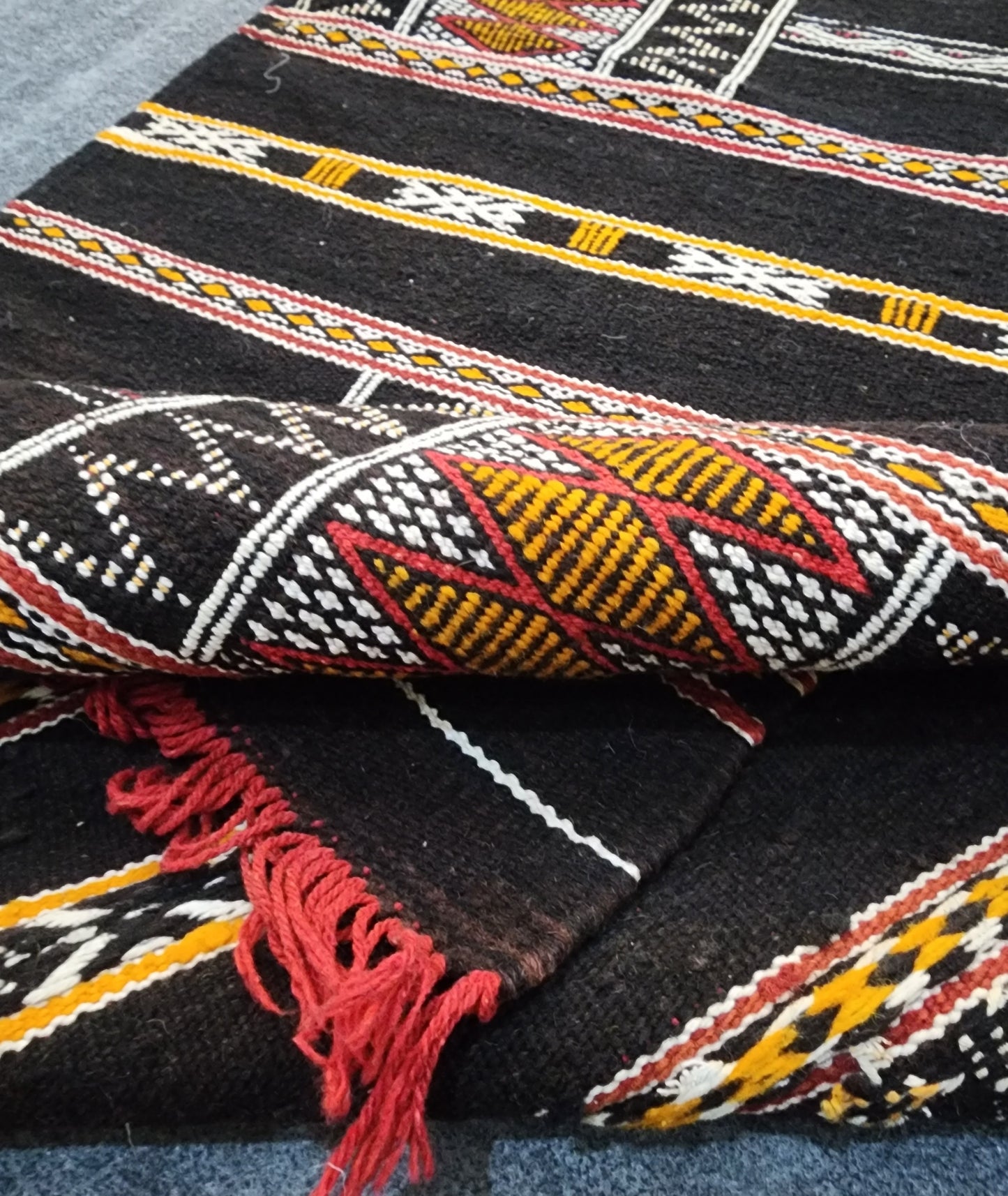 Black Moroccan Runner