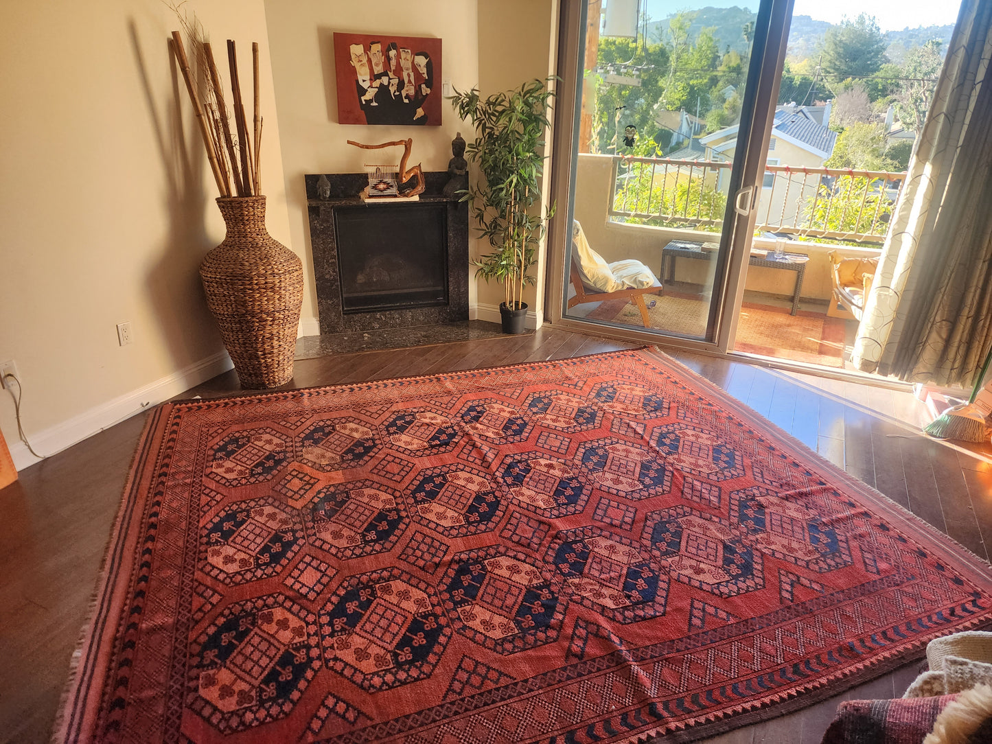 1920s Antique Turkoman Rug