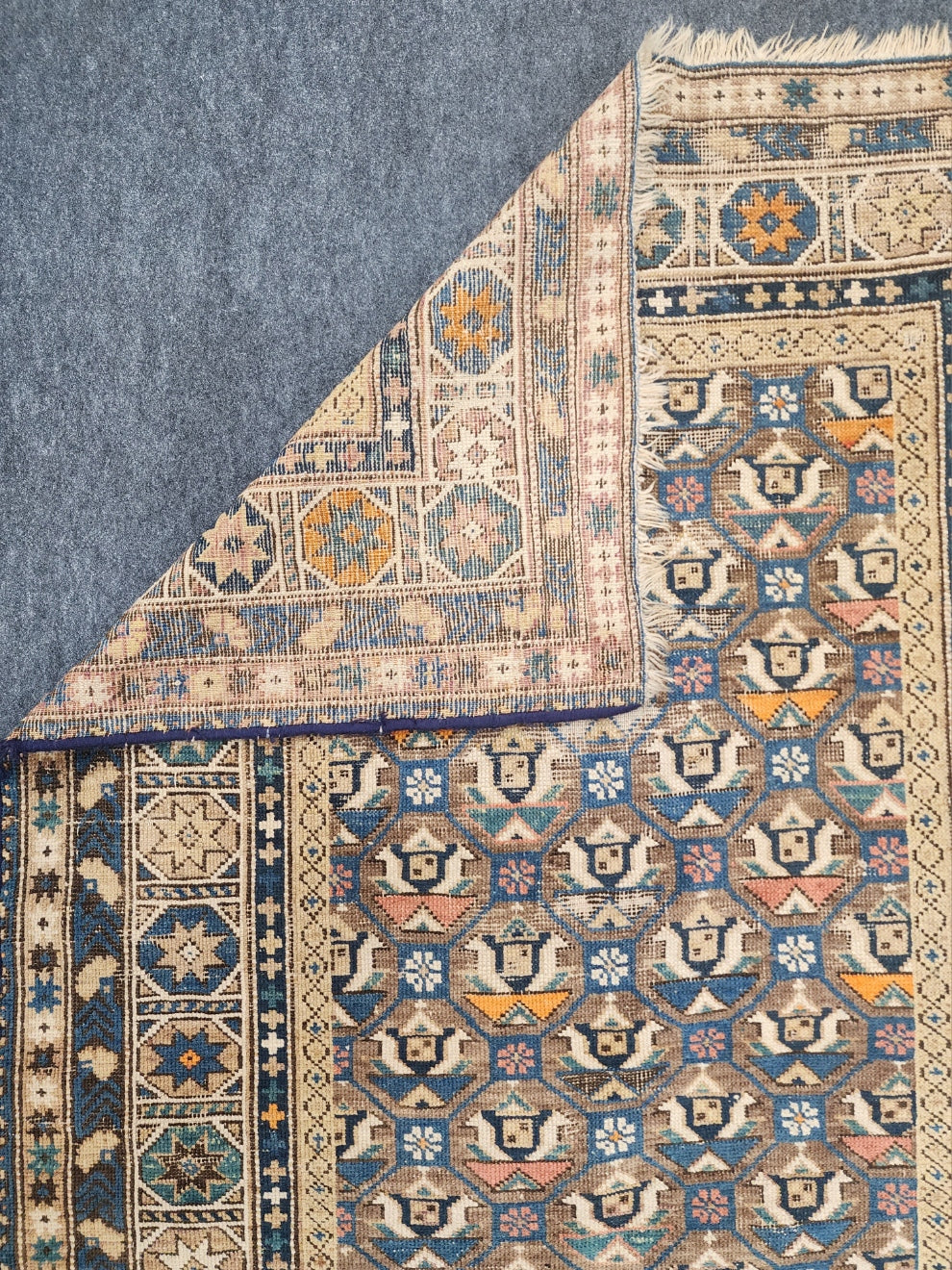Shirvan Caucasus Rug Circa 1900s