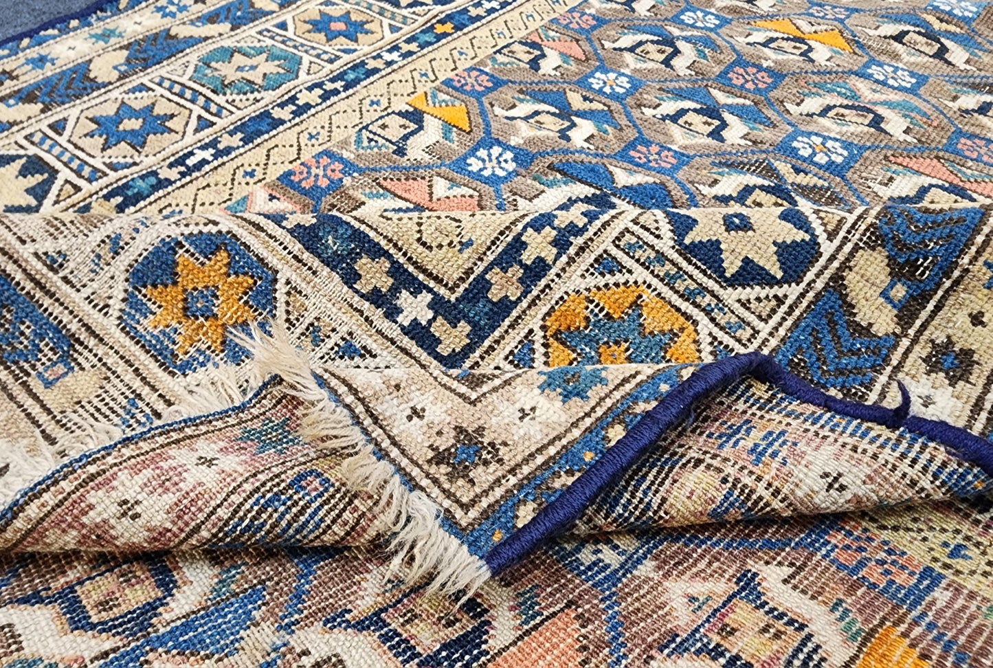 Shirvan Caucasus Rug Circa 1900s