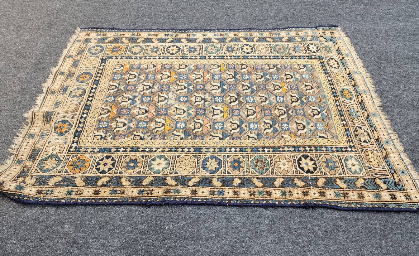 Shirvan Caucasus Rug Circa 1900s