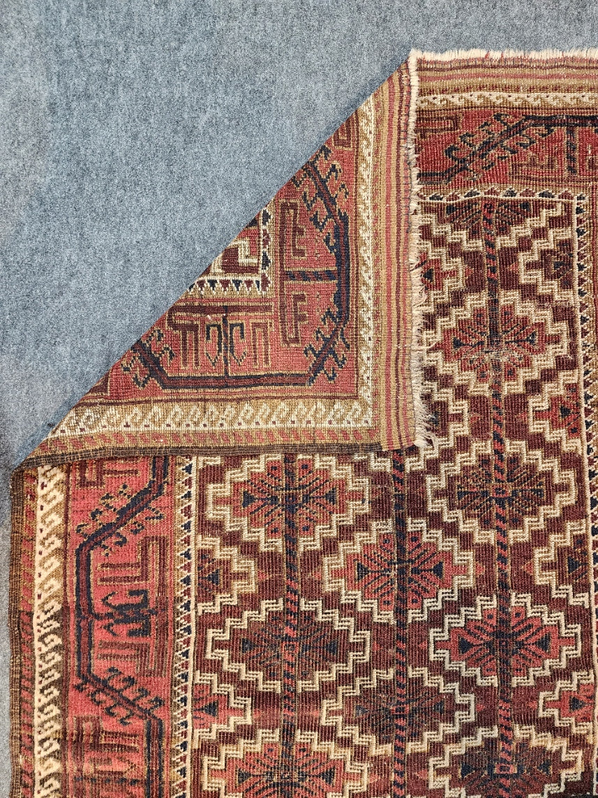 Baluch Antique Rug 19th Century