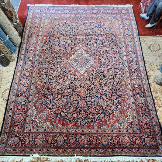 Vintage Large Persian Kashan Rug (10 x 14 feet)
