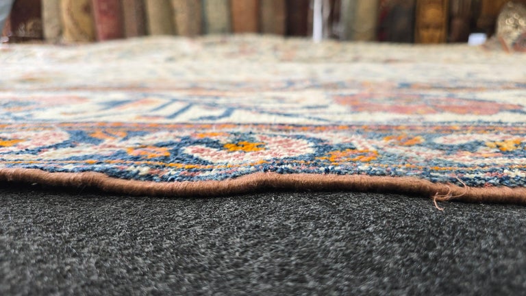 Antique Agra Indian Rug –Botanical design Circa 1920s) | 14' X 14'