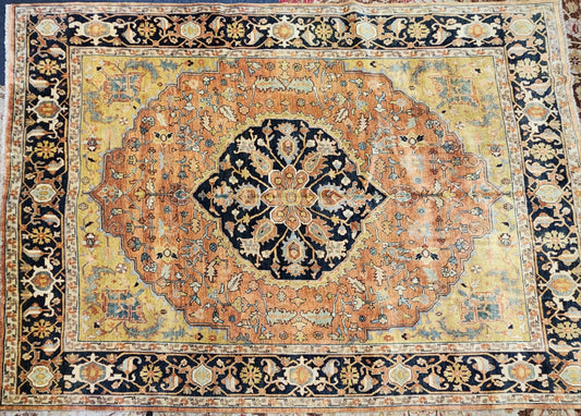 Vintage Indo Heriz Rug