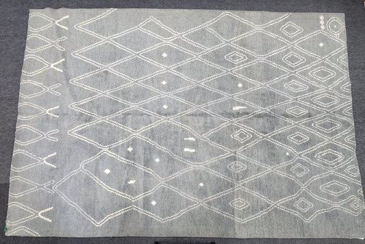 Grey Moroccan pile Rug