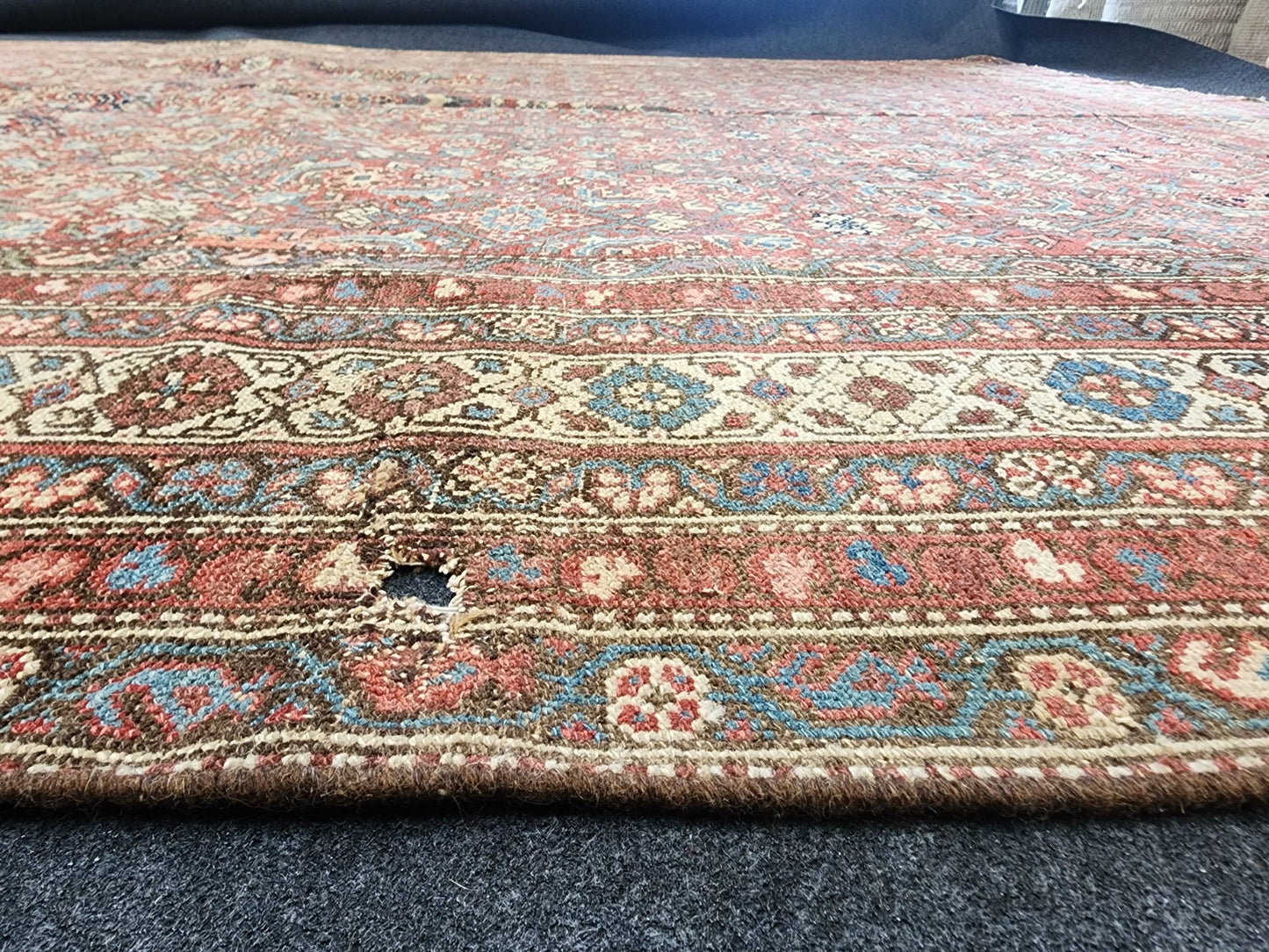 Large Antique Malayer Runner