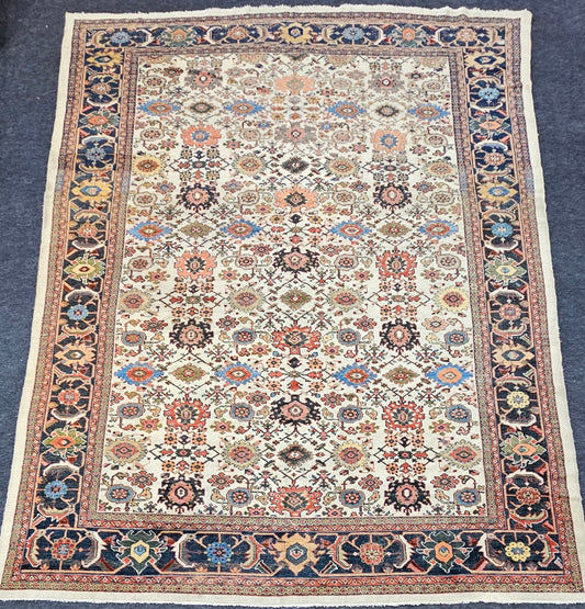 Antique Ziegler Sultanabad Persian Rug – Rare Handwoven Collector’s Piece (Circa 1920) | 8'7" x 12'