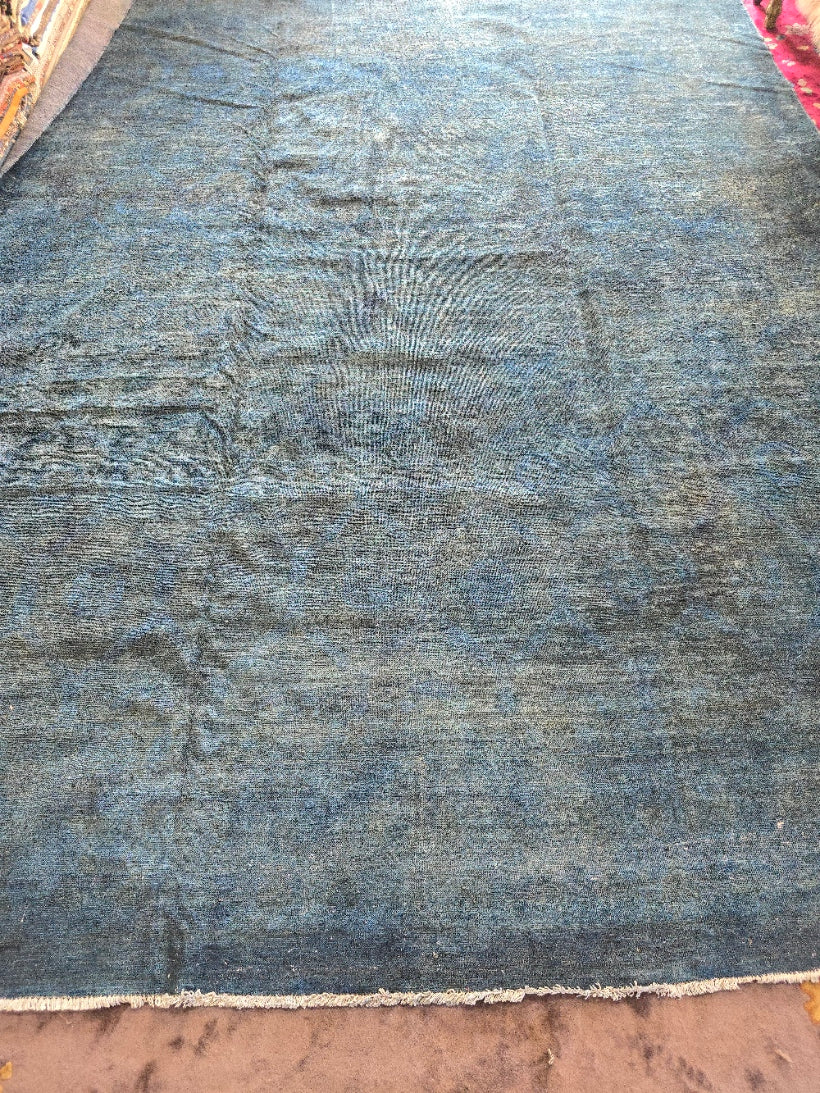 6034 New Turkish Blue Overdye Rug