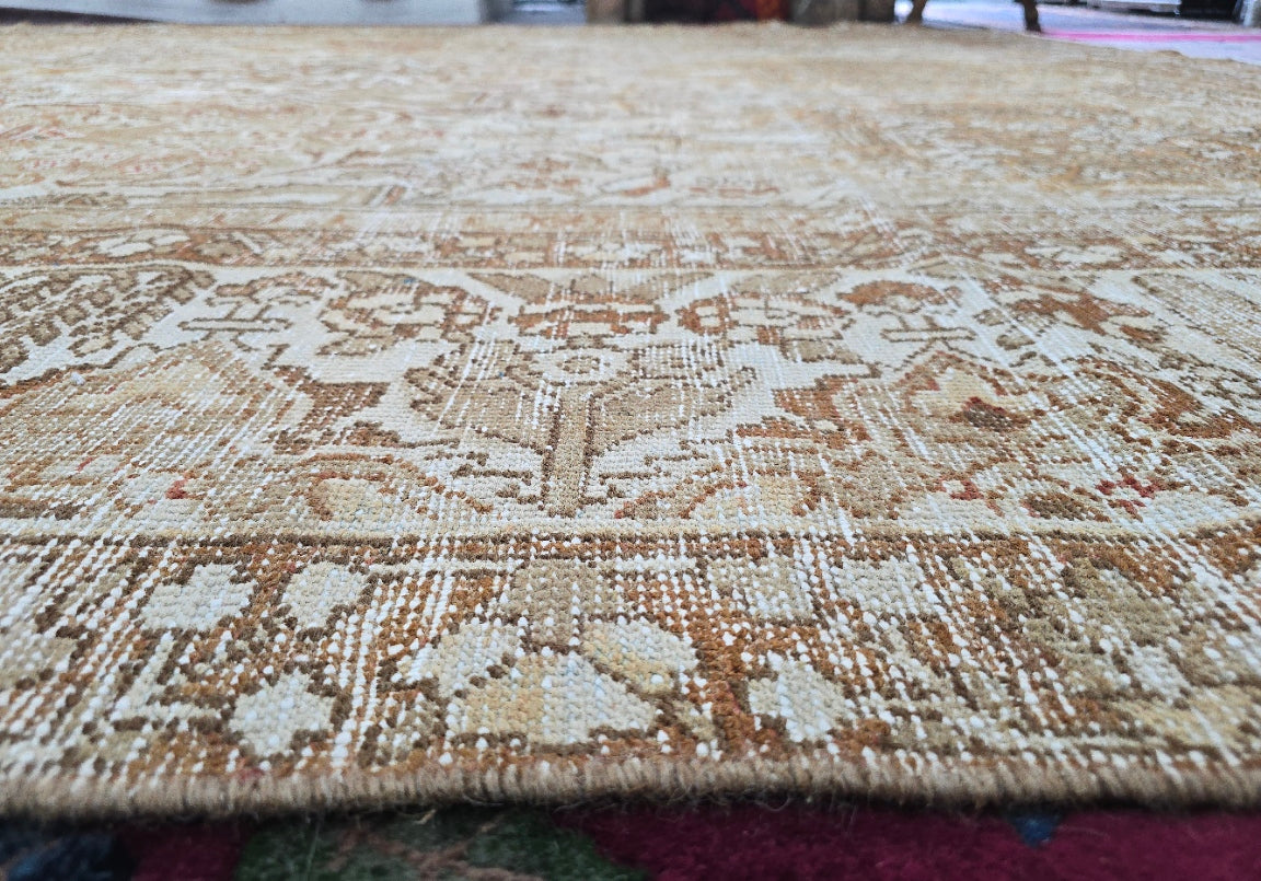 Antique Bakhtiari Rug | Handwoven Persian Wool Carpet (10 x 13)