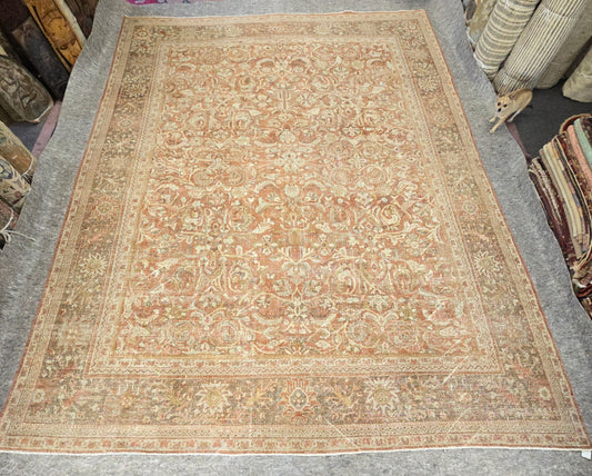 Antique Persian Mahal Rug – Hand-Knotted Wool (Circa 1920) (#5937) – 10.3 x 13.6