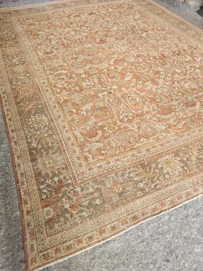 Antique Persian Mahal Rug – Hand-Knotted Wool (Circa 1920) (#5937) – 10.3 x 13.6