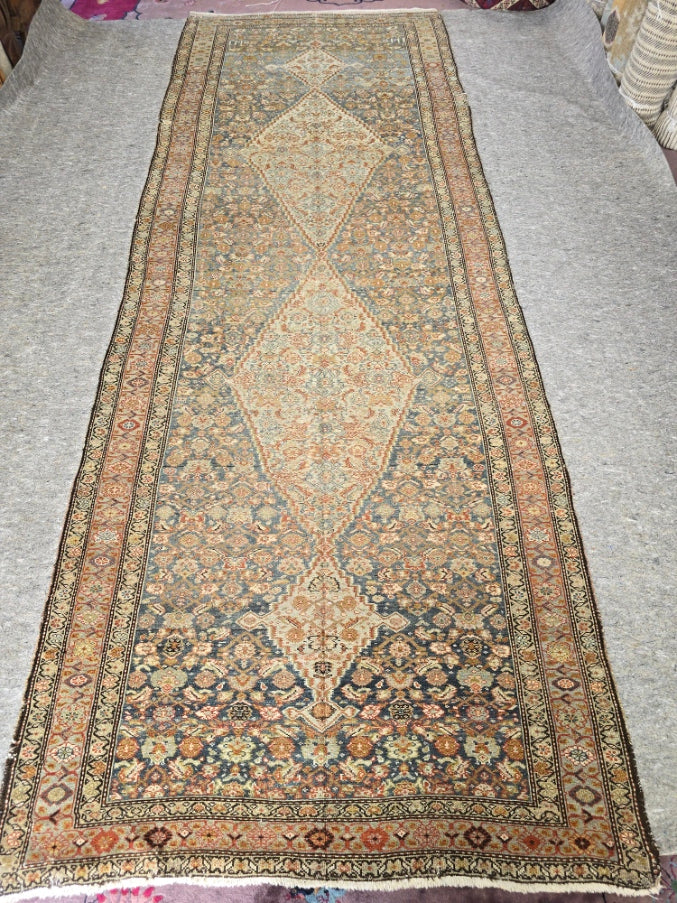 Antique Persian Malayer Runner – Hand-Knotted Hallway Rug (6 x 16.2) (9607)