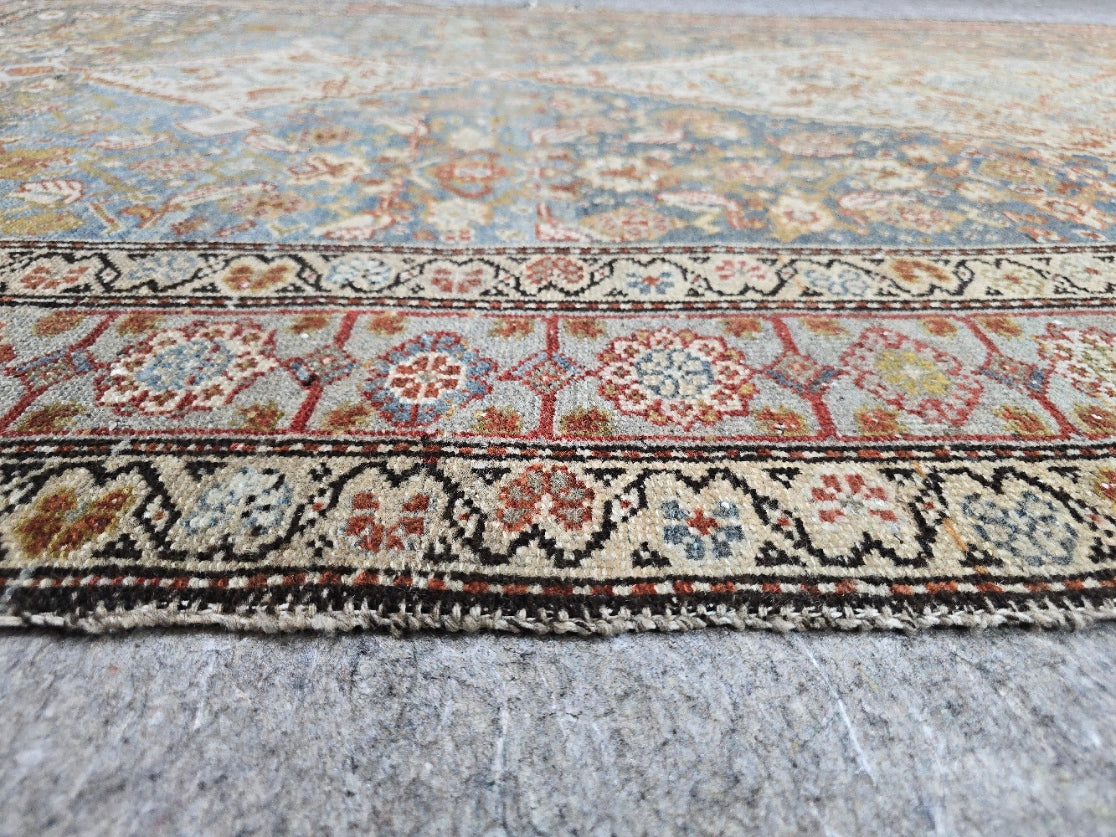 Antique Persian Malayer Runner – Hand-Knotted Hallway Rug (6 x 16.2) (9607)