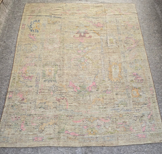 New Oushak Design  Rug – 8 x 10 (10346)