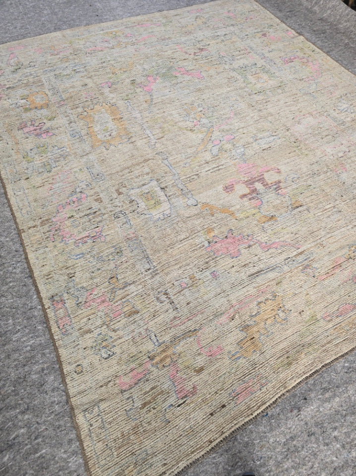 New Oushak Design  Rug – 8 x 10 (10346)