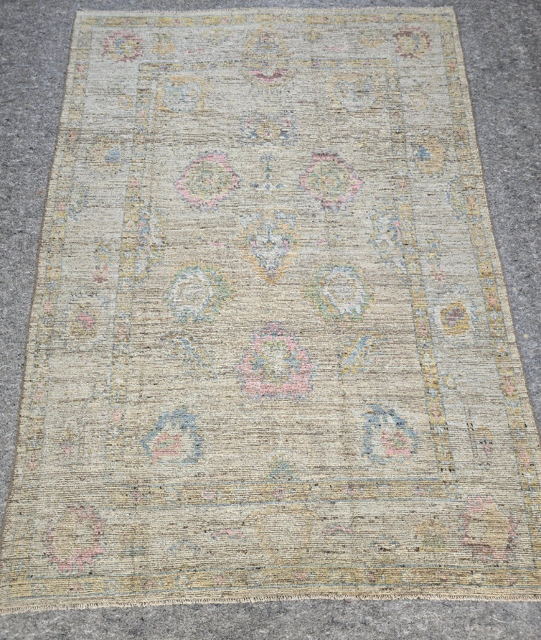 New Oushak Design  Rug – 7 x 10 (10347)