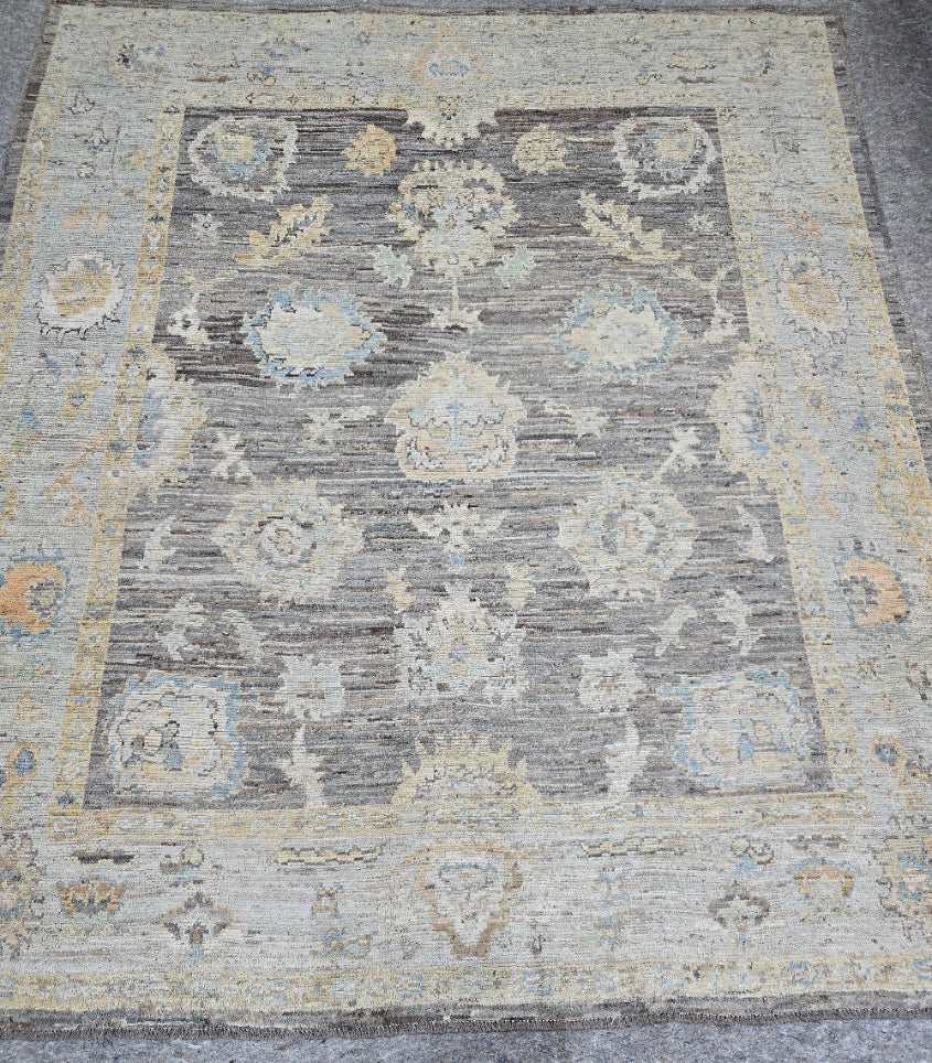 New Oushak Design  Rug – 8 x 10 (#10349)