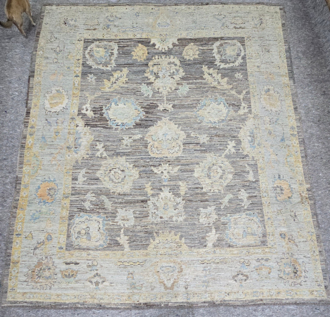 New Oushak Design  Rug – 8 x 10 (#10349)