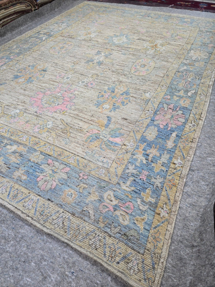 New Oushak Design  Rug – 10 x 14 (#10358)