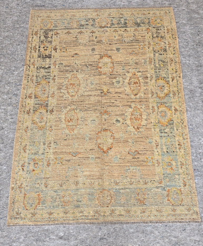 New Oushak Design  Rug – 4 x 5