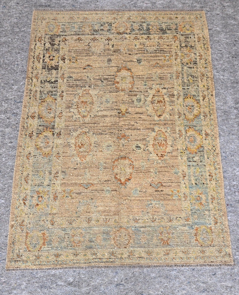 New Oushak Design  Rug – 4 x 5