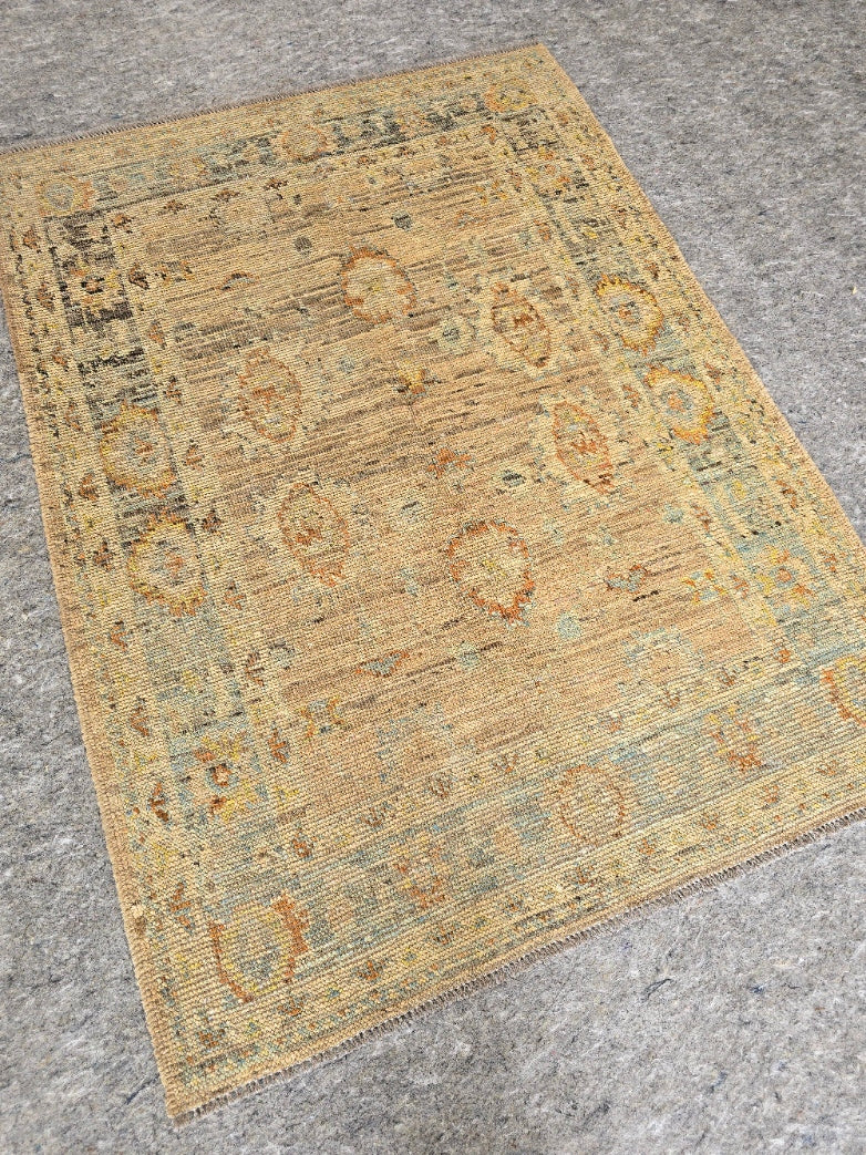 New Oushak Design  Rug – 4 x 5