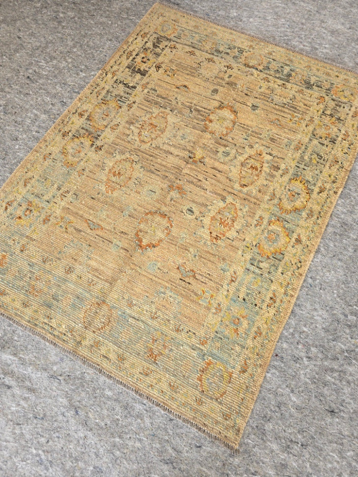 New Oushak Design  Rug – 4 x 5